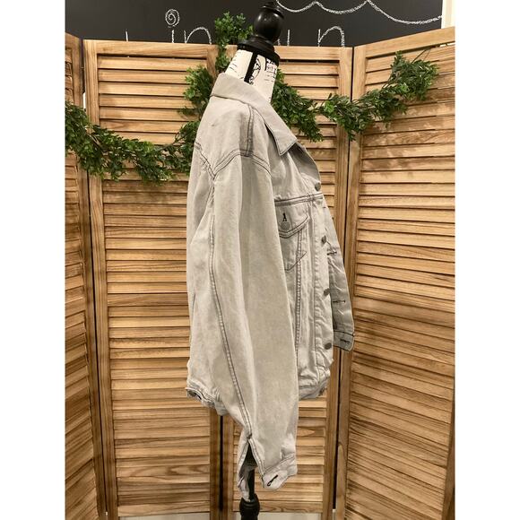 LEVIS red tab 70589 GRAY denim trucker jacket - Picture 2 of 7